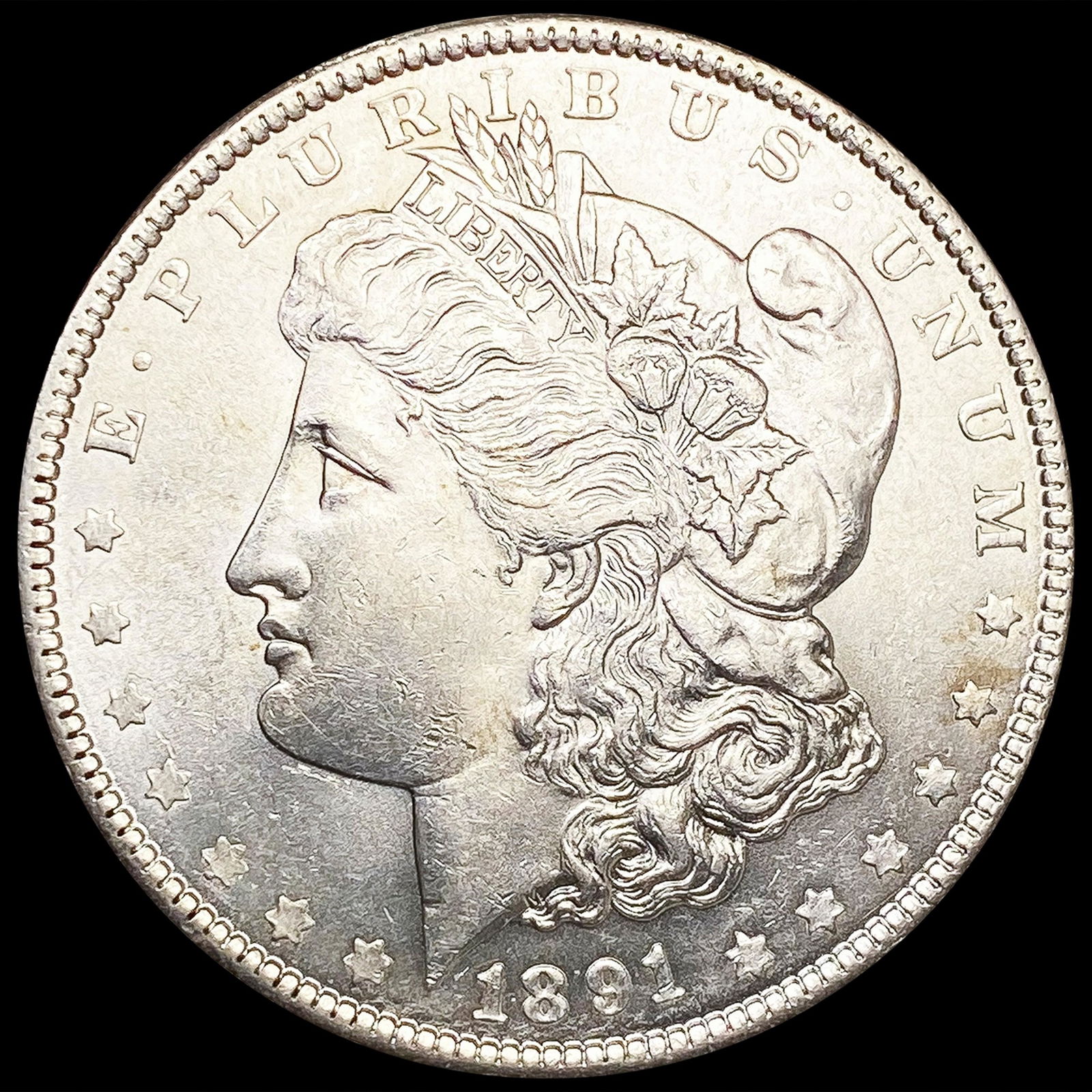 1891 Morgan Silver Dollar UNCIRCULATED: 1891 Morgan Silver Dollar UNCIRCULATED