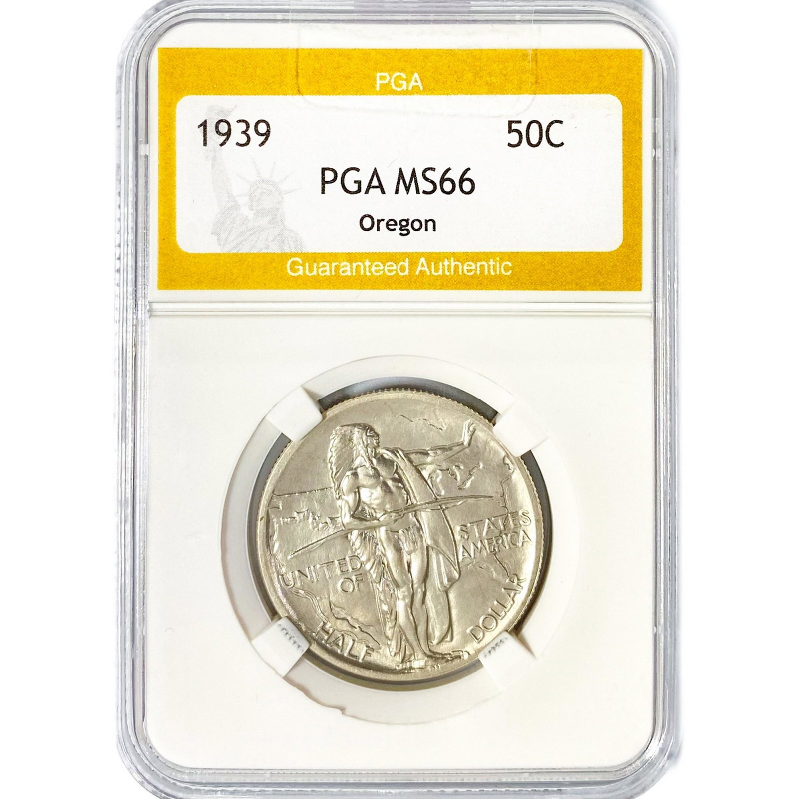 1939 Oregon Trail Half Dollar PGA MS66 (1 of 2)