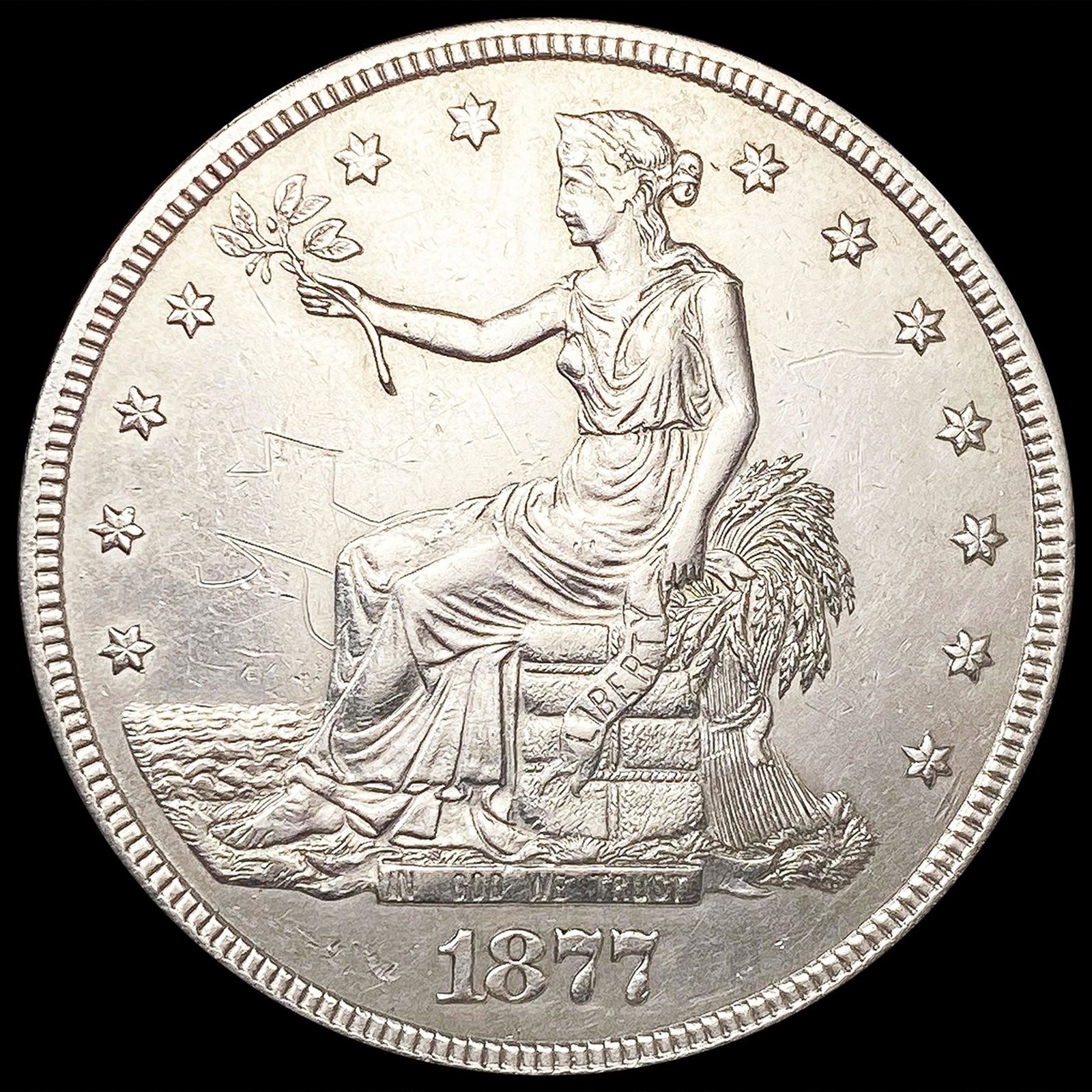 1877-S Silver Trade Dollar HIGH GRADE (1 of 2)