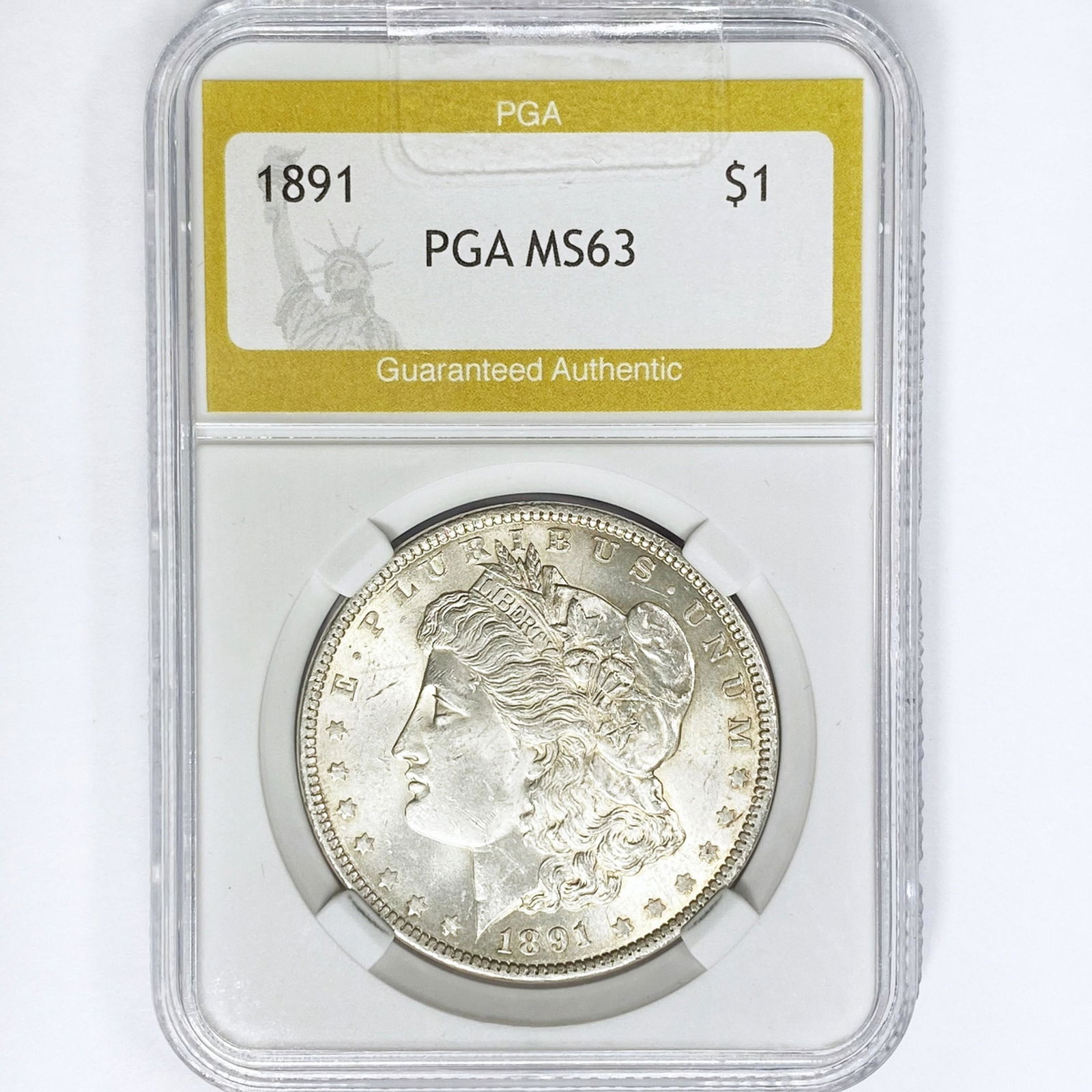 1891 Morgan Silver Dollar PGA MS63 (1 of 2)