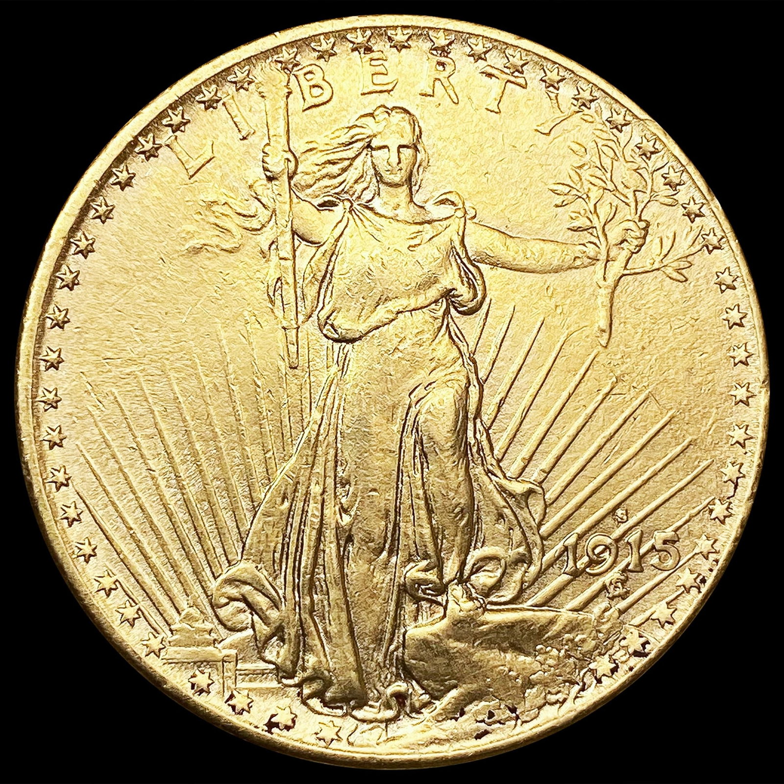 1915-S $20 Gold Double Eagle UNCIRCULATED (1 of 2)