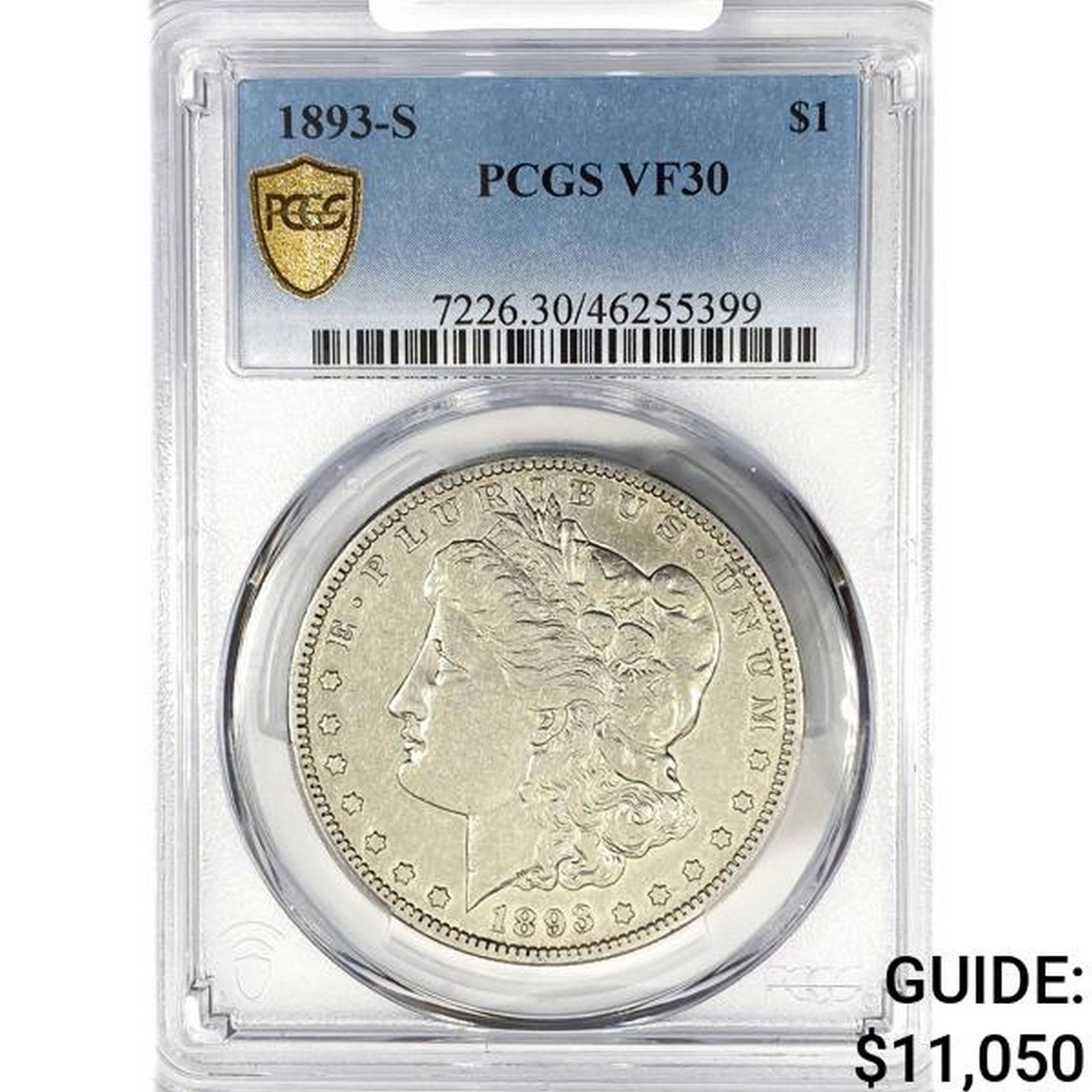 1893-S Morgan Silver Dollar PCGS VF30 (1 of 2)