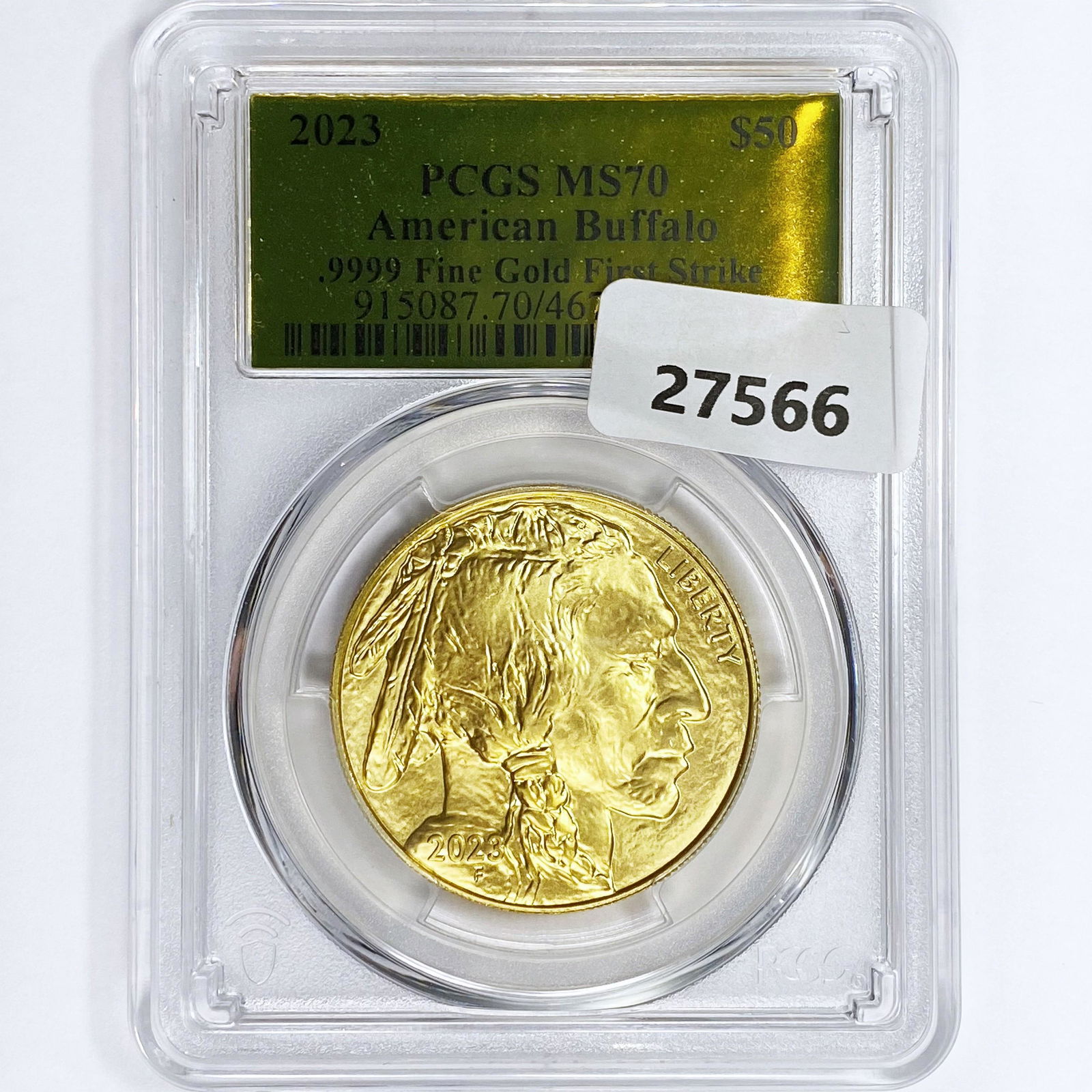 2023 US Buffalo 1oz Gold $50 PCGS MS70 (1 of 2)