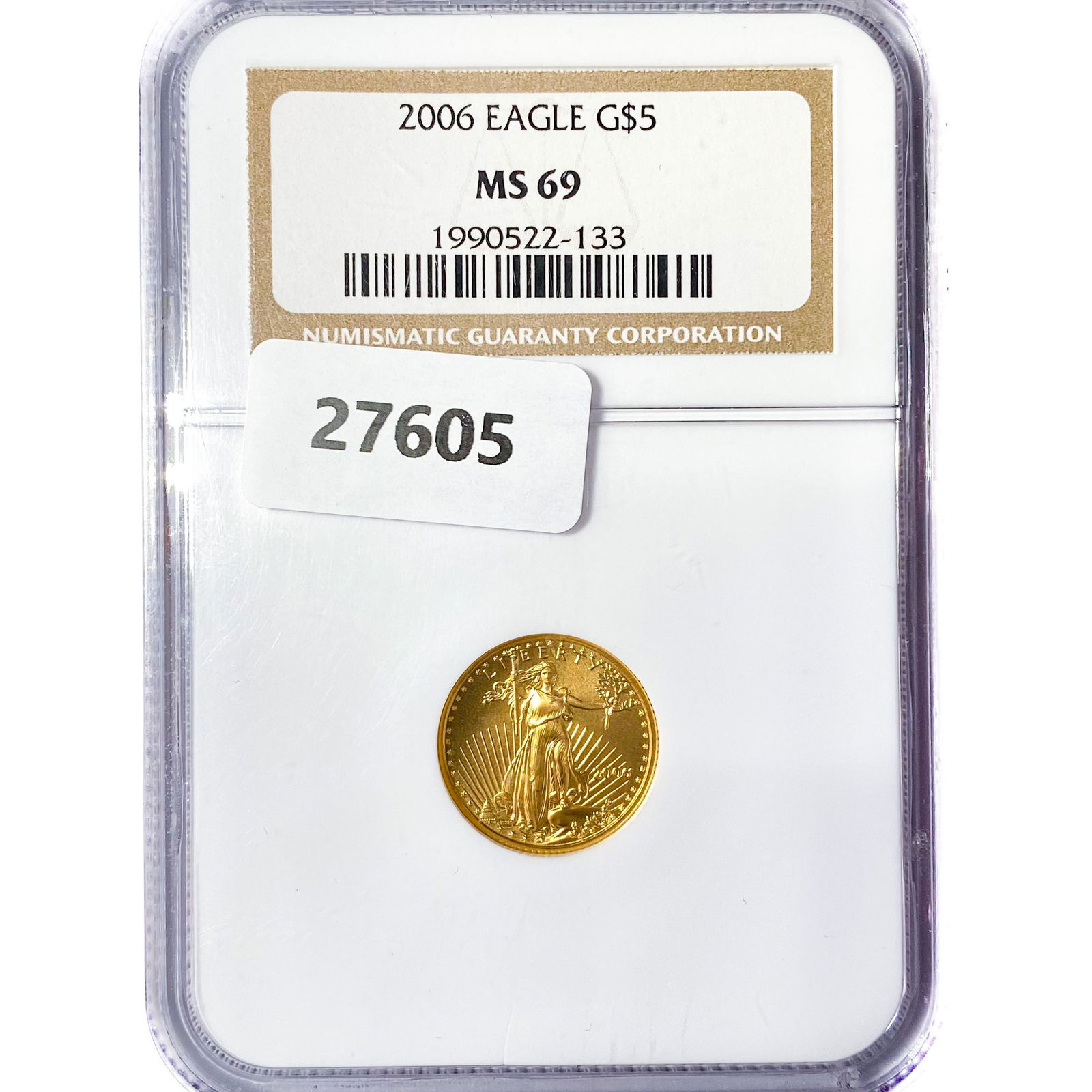 2006 $5 1/10oz American Gold Eagle NGC MS69 (1 of 2)