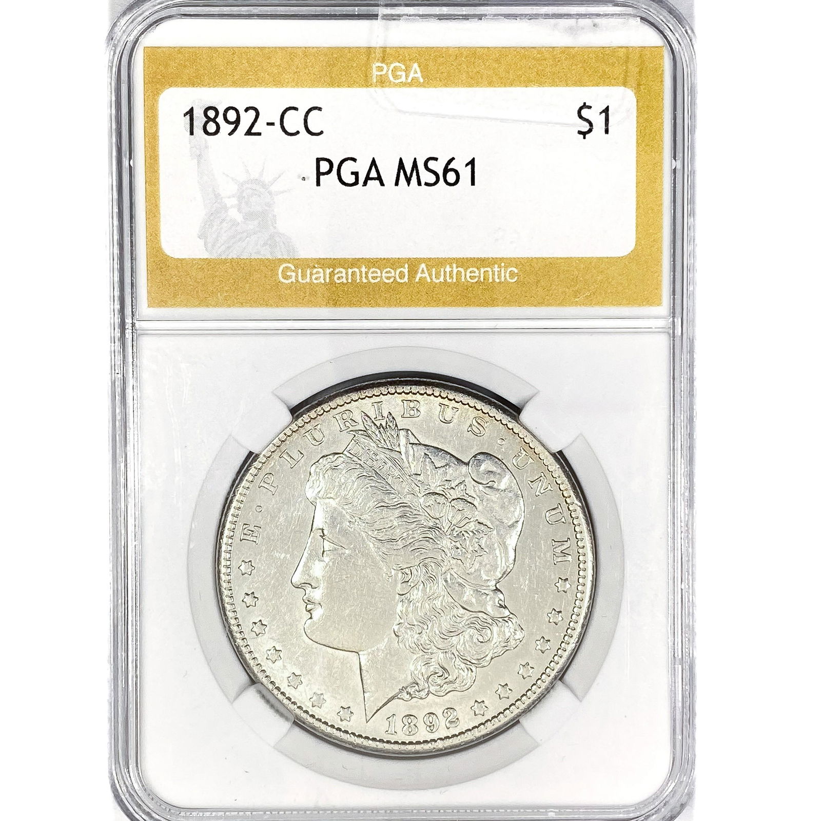 1892-CC Morgan Silver Dollar PGA MS61 (1 of 2)