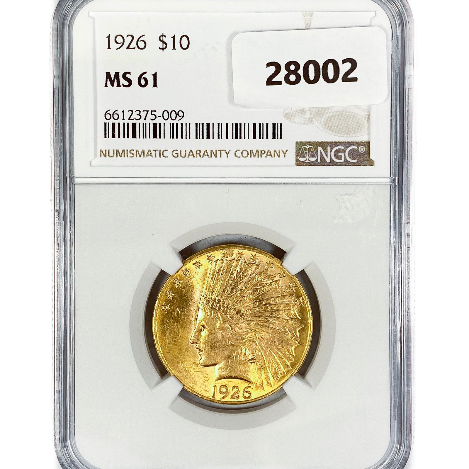 1926 $10 Gold Eagle NGC MS61 (1 of 2)