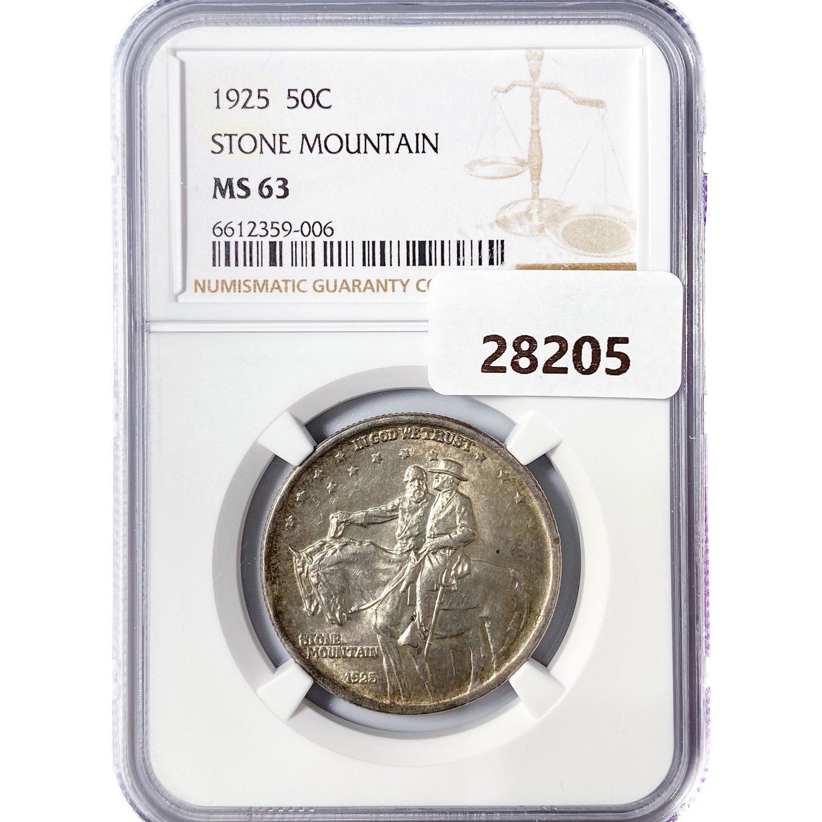 1925 Stone Mountain Half Dollar NGC MS63 (1 of 2)
