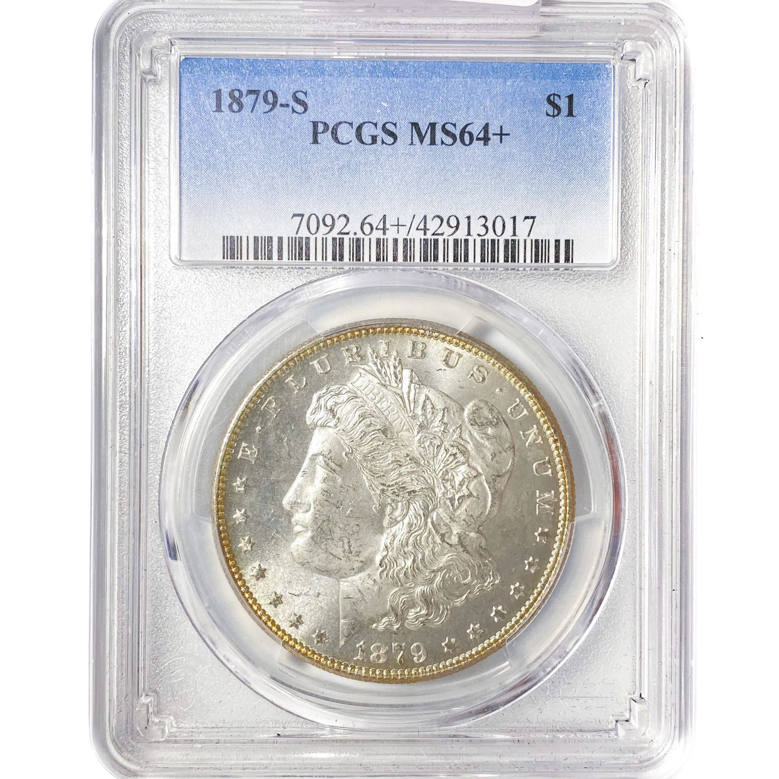1879-S Morgan Silver Dollar PCGS MS64+ (1 of 2)
