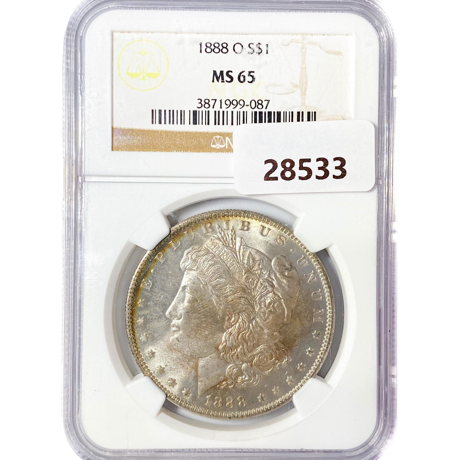1888-O Morgan Silver Dollar NGC MS65 (1 of 2)