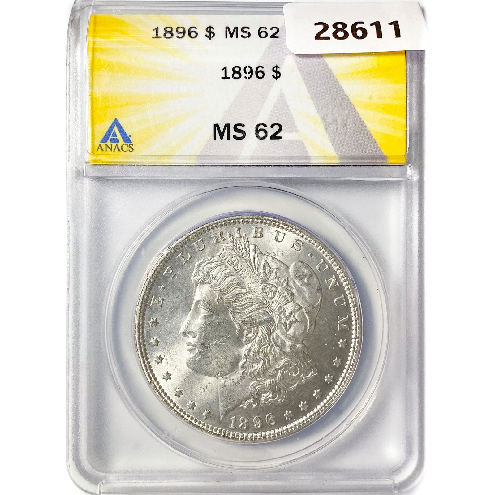 1896 Morgan Silver Dollar ANACS MS62 (1 of 2)