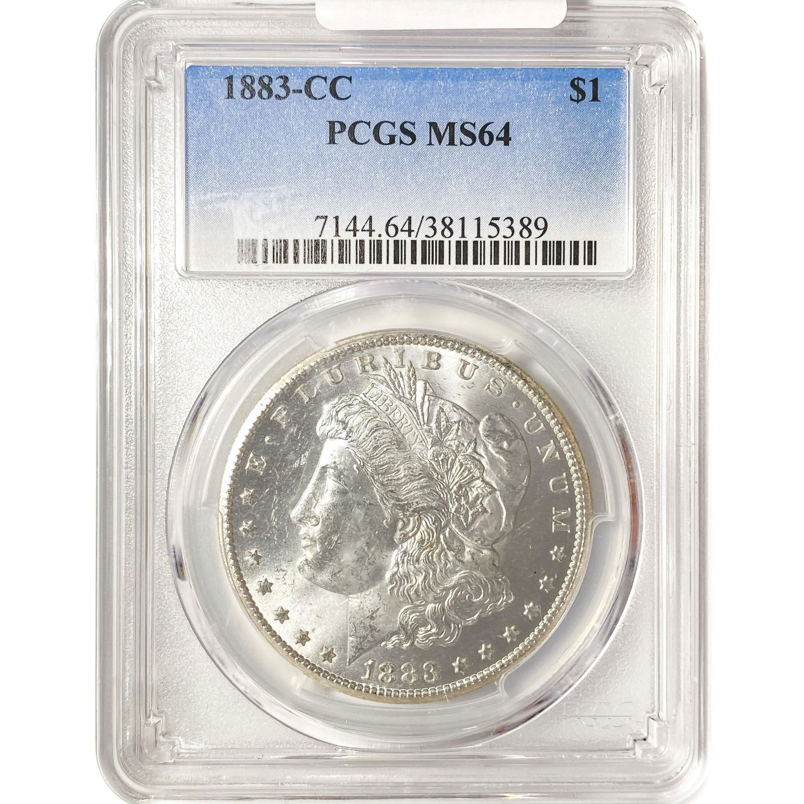 1883-CC Morgan Silver Dollar PCGS MS64 (1 of 2)