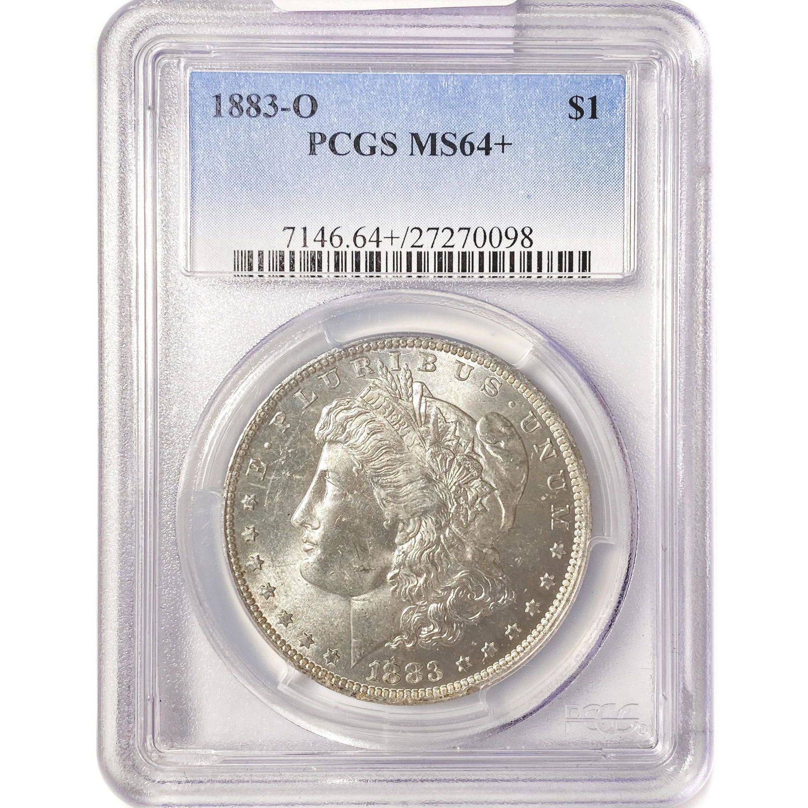 1883-O Morgan Silver Dollar PCGS MS64+ (1 of 2)