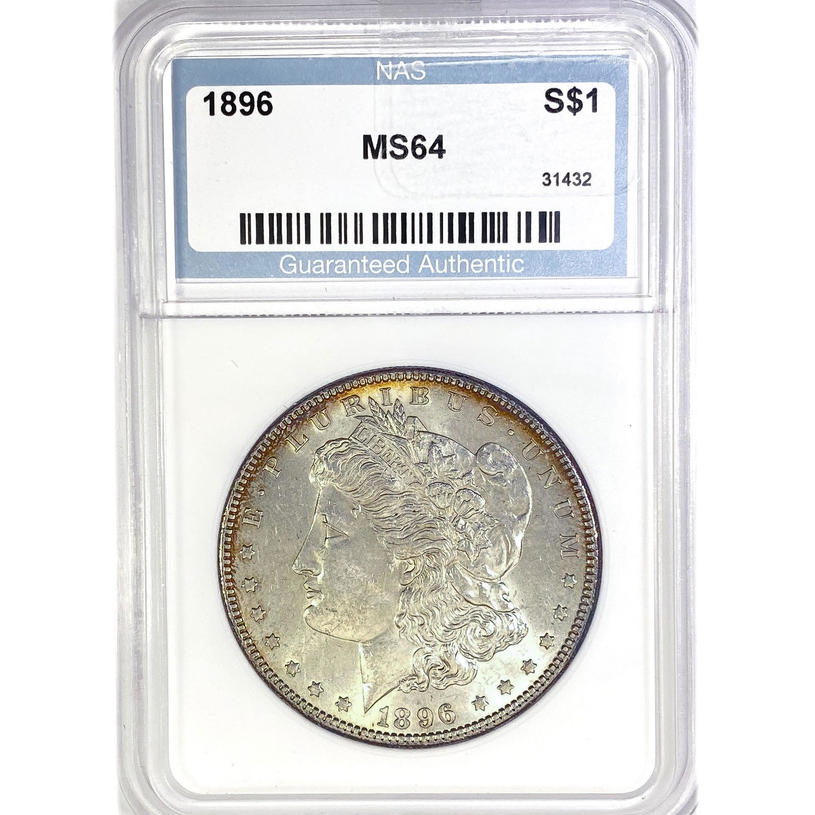 1896 Morgan Silver Dollar NAS MS64 (1 of 2)
