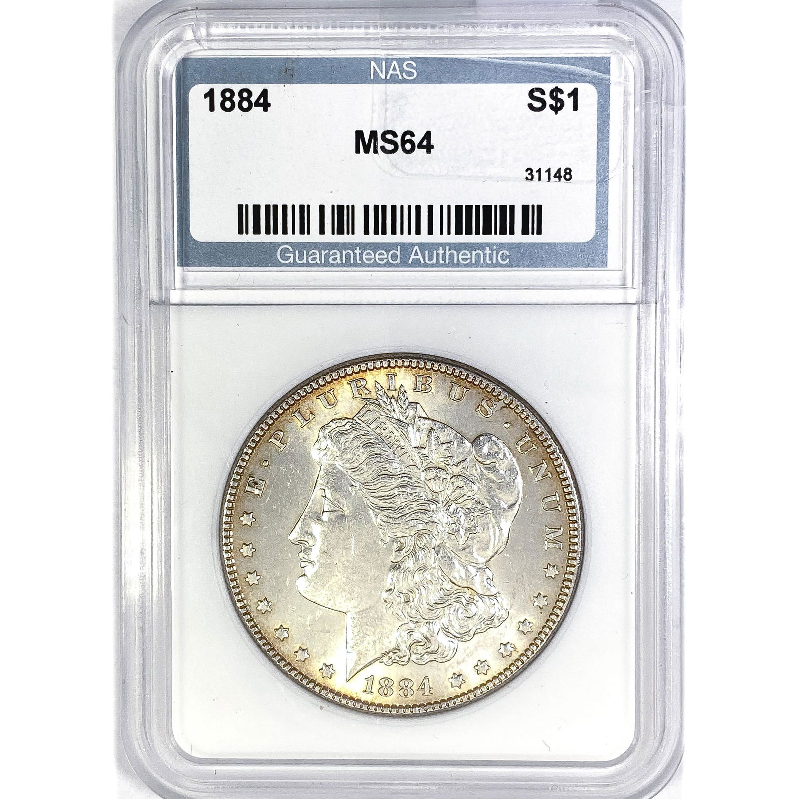 1884 Morgan Silver Dollar NAS MS64 (1 of 2)