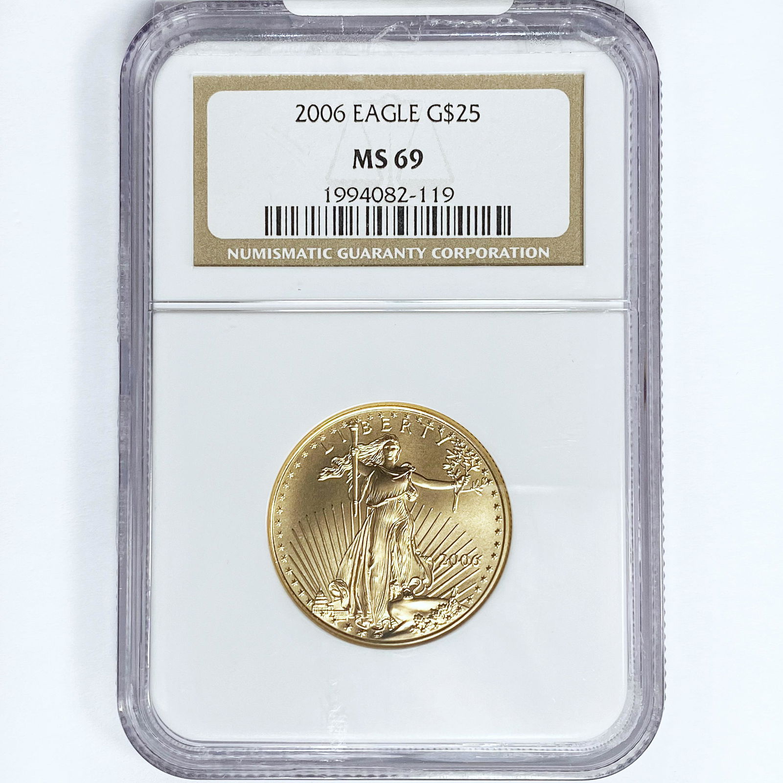 2006 $25 1/2oz American Gold Eagle NGC MS69 (1 of 2)