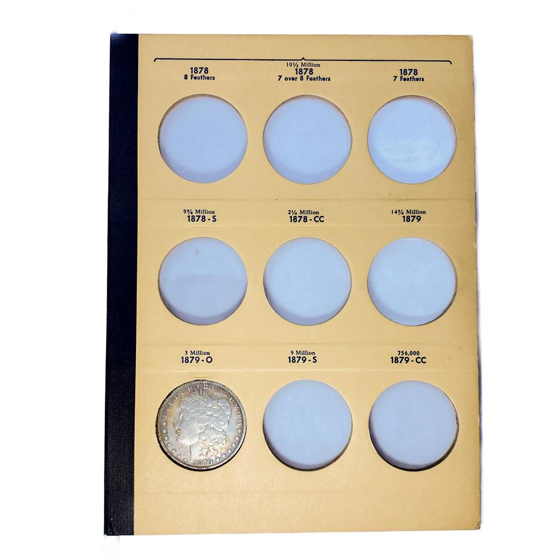 1879-1884 Morgan Silver Dollar Book (5 Coins) (1 of 7)