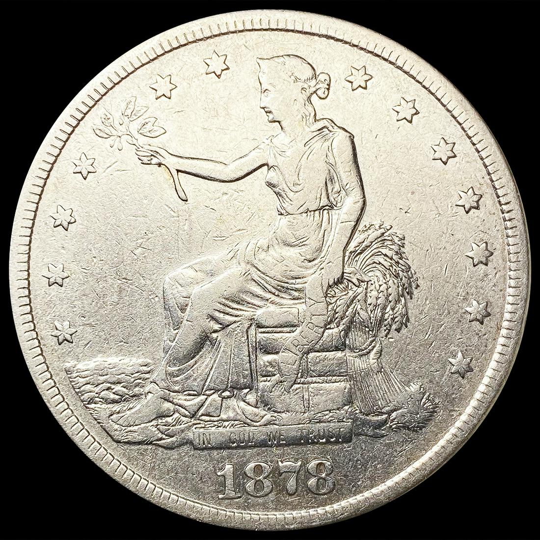 1878-S Silver Trade Dollar LIGHTLY CIRCULATED (1 of 2)