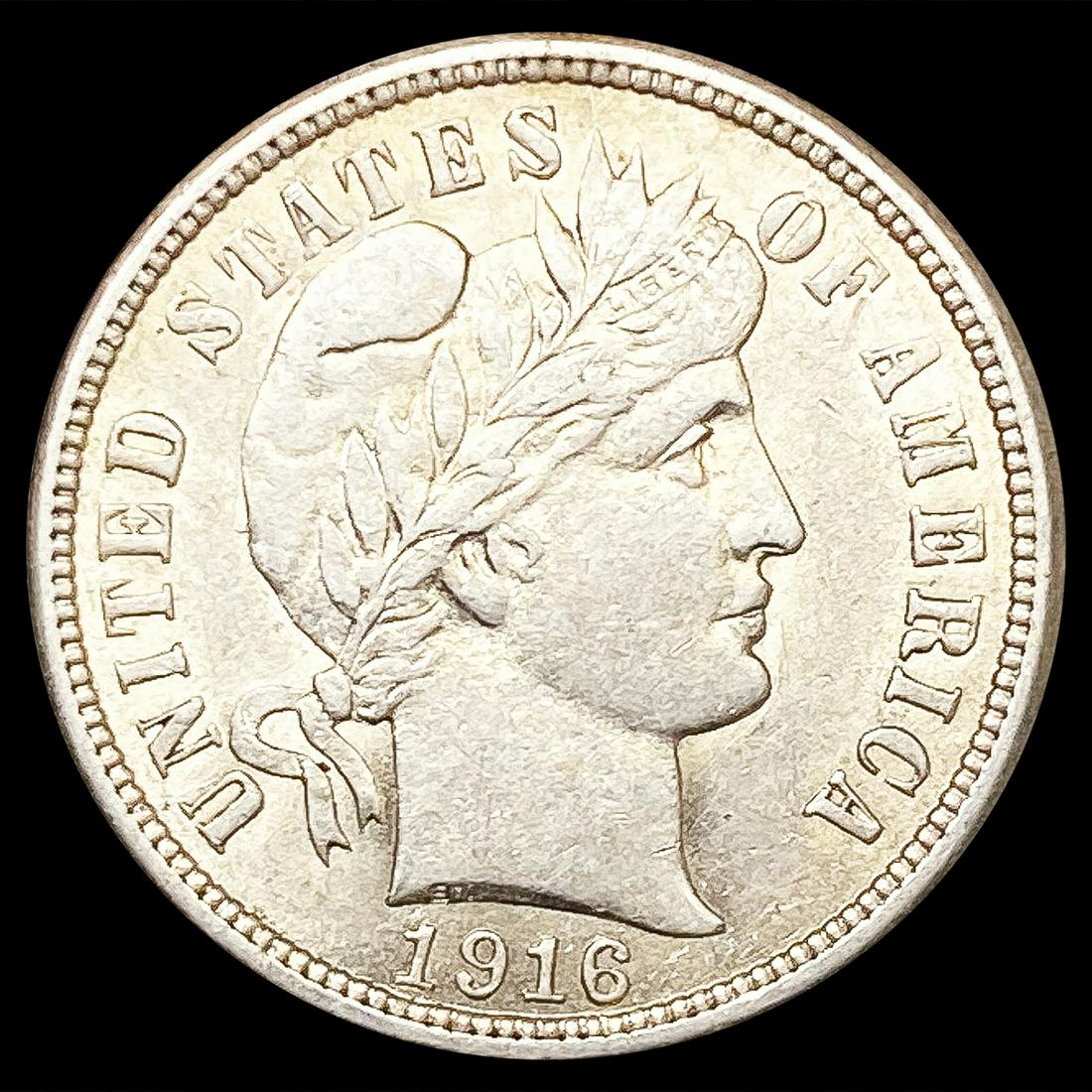 1916 Barber Dime CLOSELY UNCIRCULATED (1 of 2)
