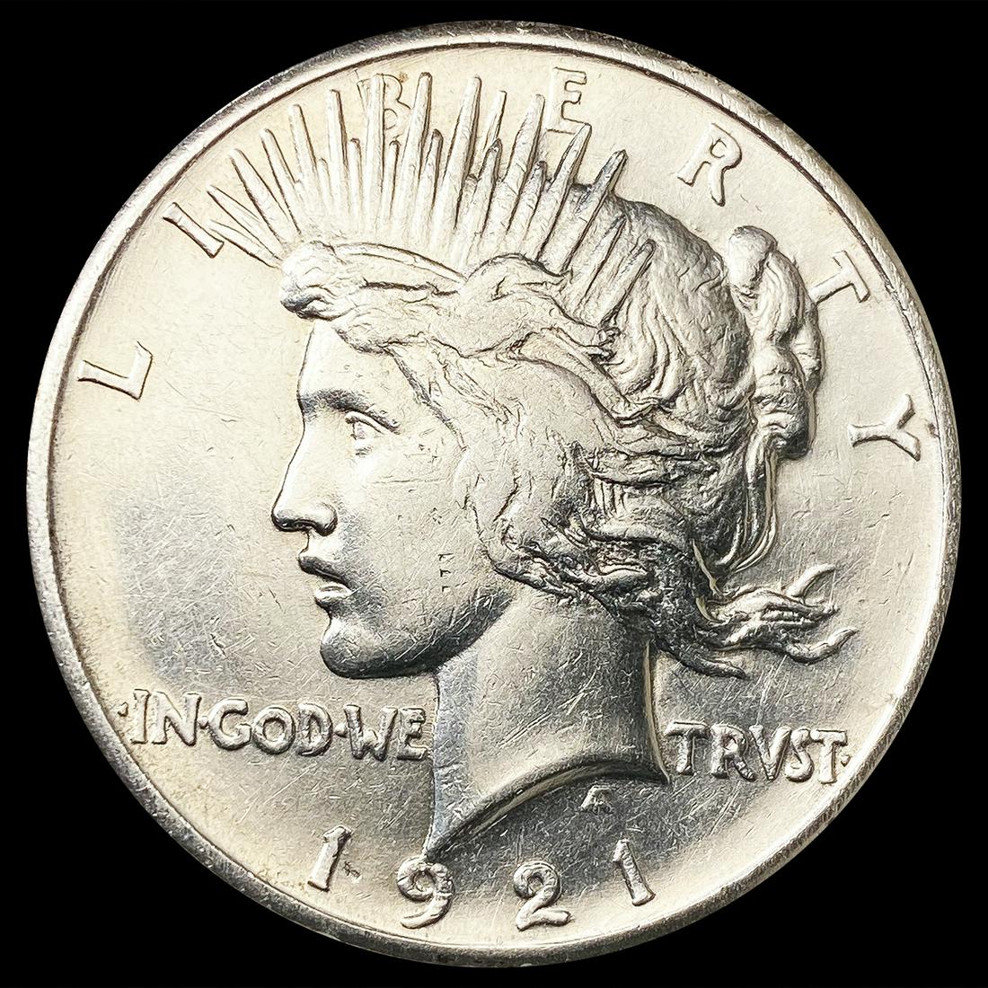 1921 Silver Peace Dollar NEARLY UNCIRCULATED (1 of 2)