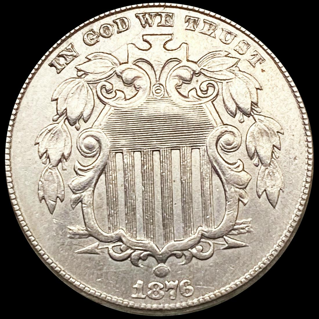 1876 DDO Shield Nickel UNCIRCULATED (1 of 2)