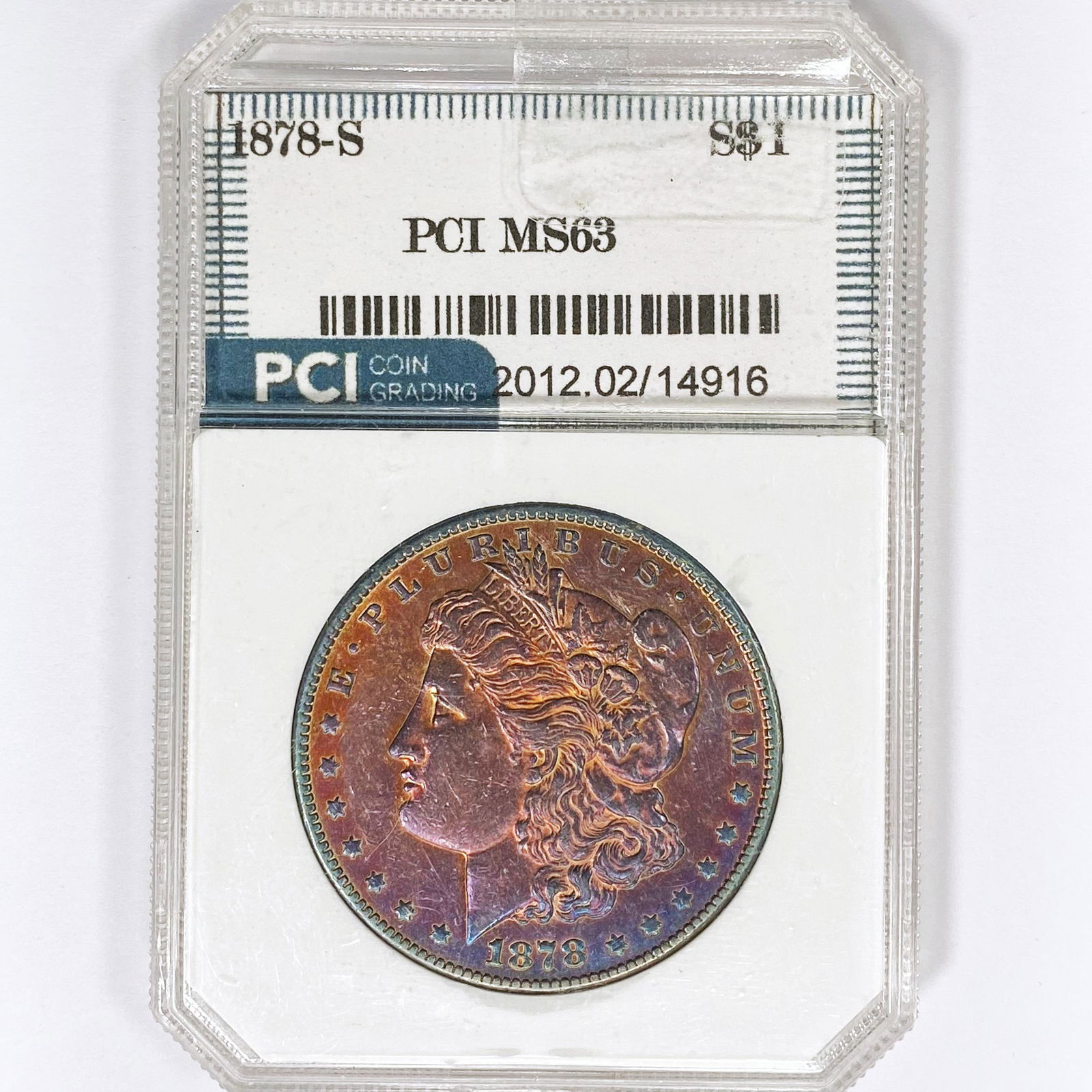 1878-S Morgan Silver Dollar PCI MS63 (1 of 2)
