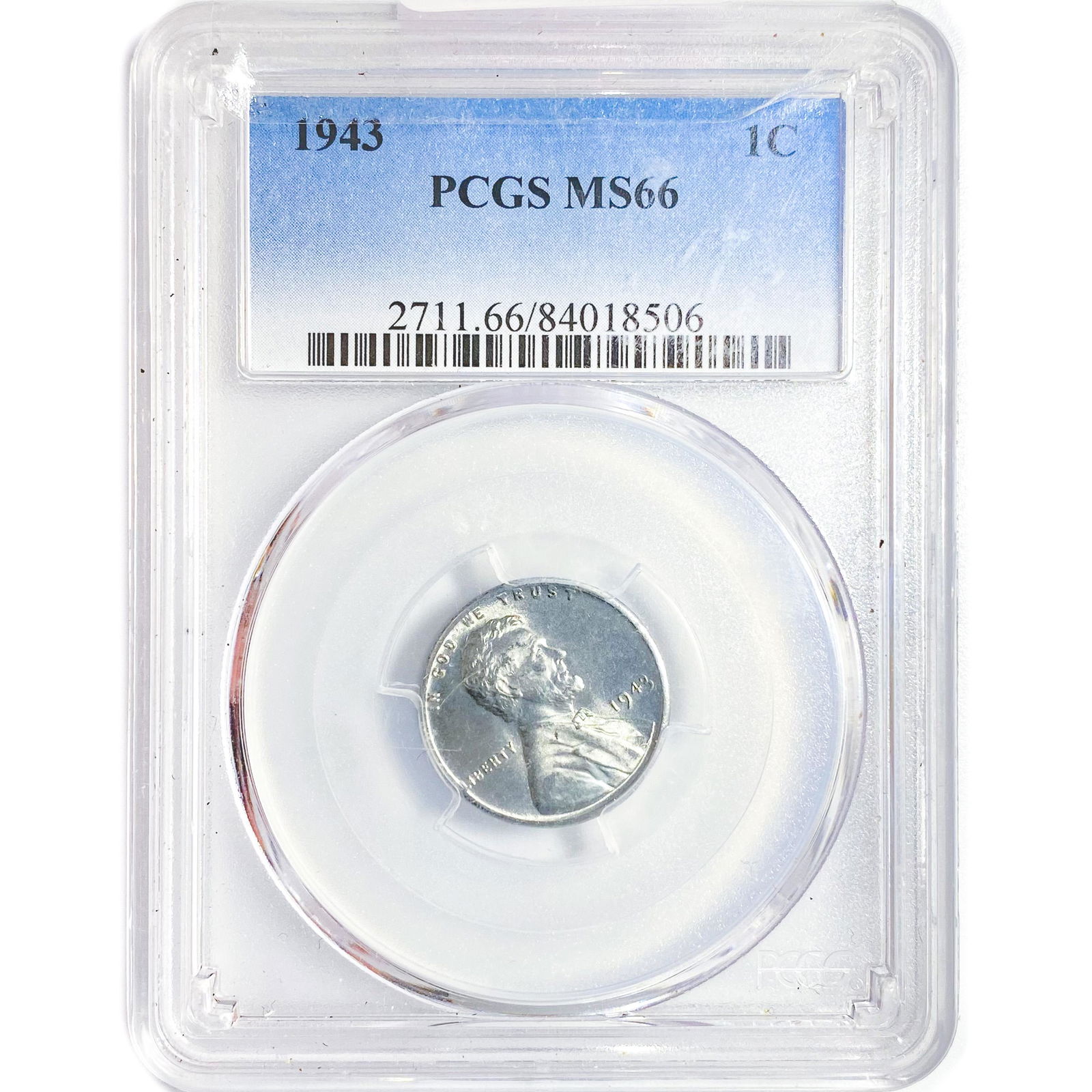1943 Wheat Cent PCGS MS66 (1 of 2)