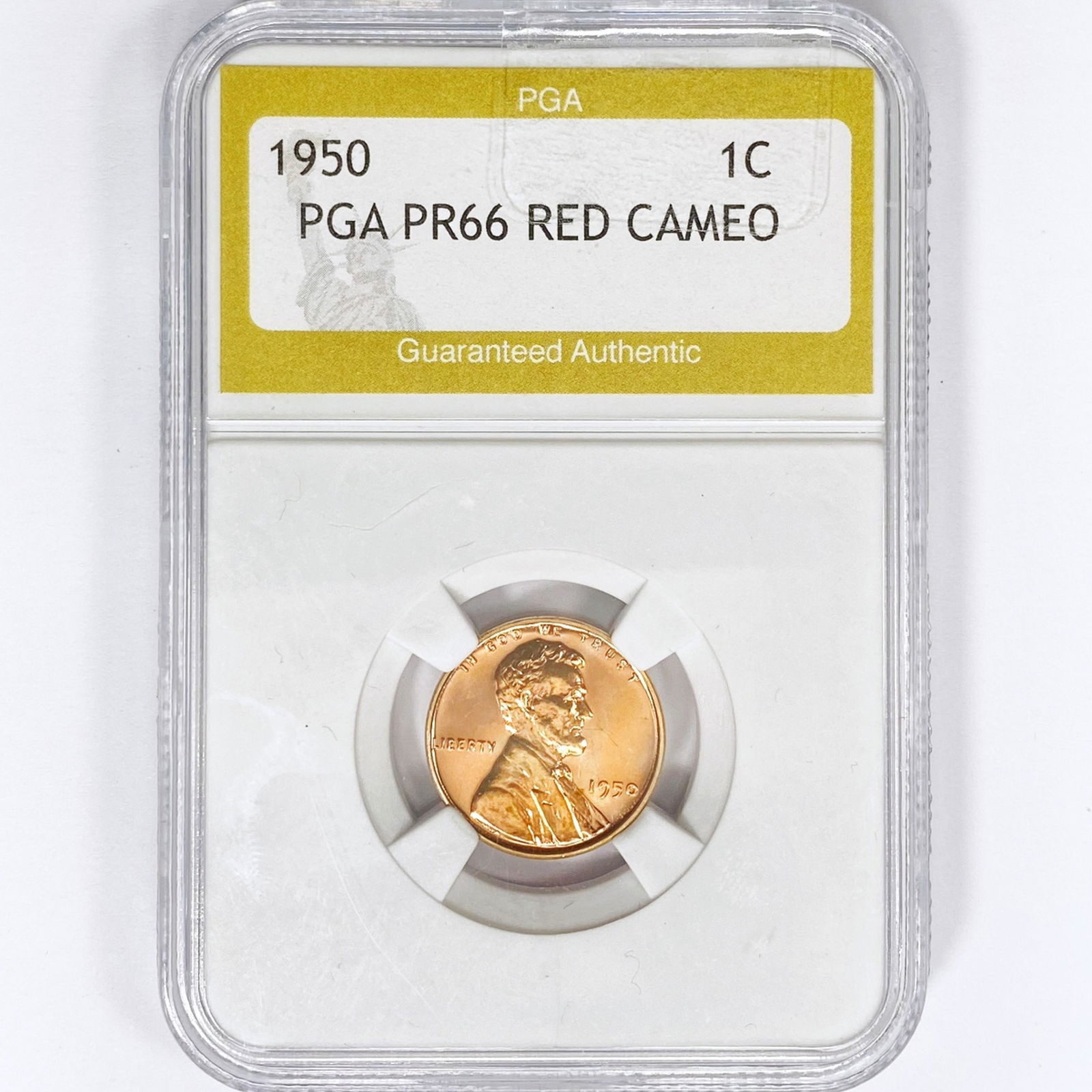 1950 Wheat Cent PGA PR66 RED CAMEO (1 of 2)