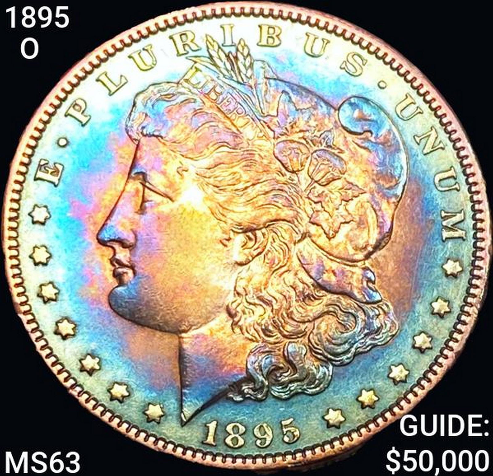 1895-O Morgan Silver Dollar CHOICE BU (1 of 2)