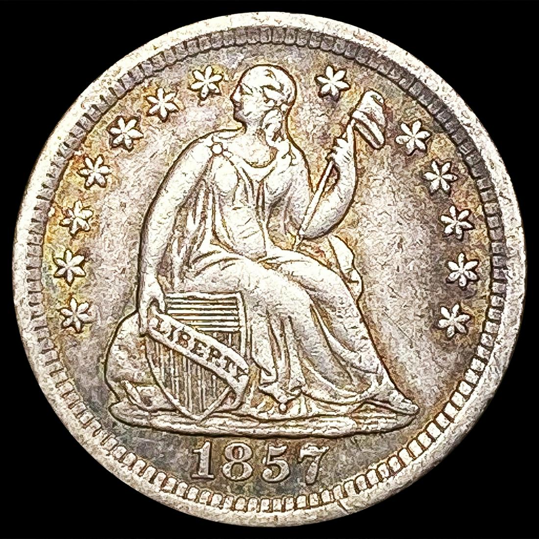 1857-O Seated Liberty Half Dime LIGHTLY CIRCULATED (1 of 2)