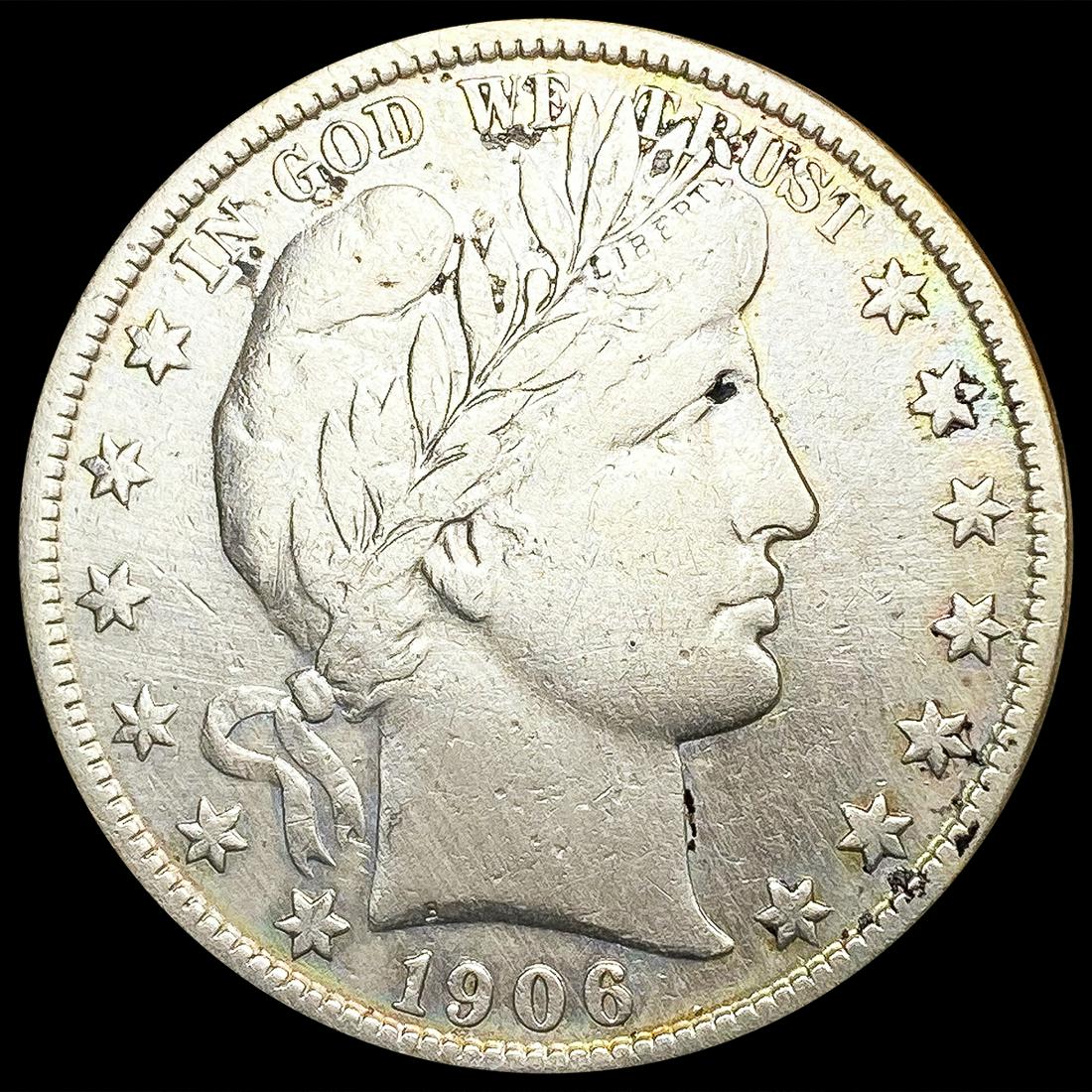 1906-S Barber Half Dollar NICELY CIRCULATED (1 of 2)