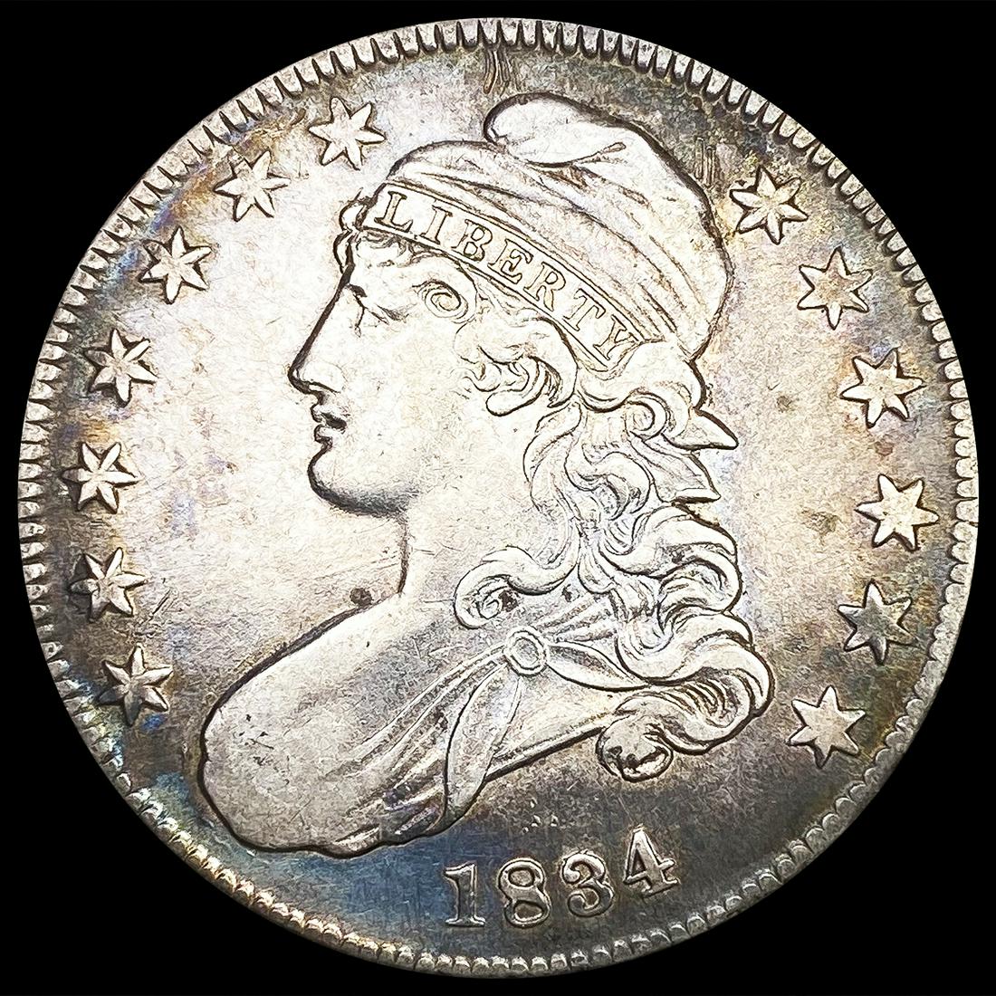 1834 Capped Bust Half Dollar NEARLY UNCIRCULATED (1 of 2)