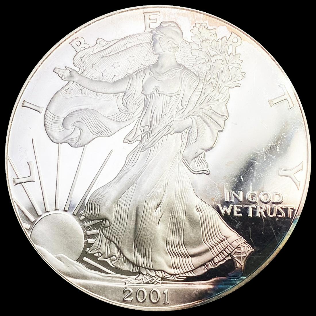 2001-W American 1oz Silver Eagle GEM PROOF (1 of 2)