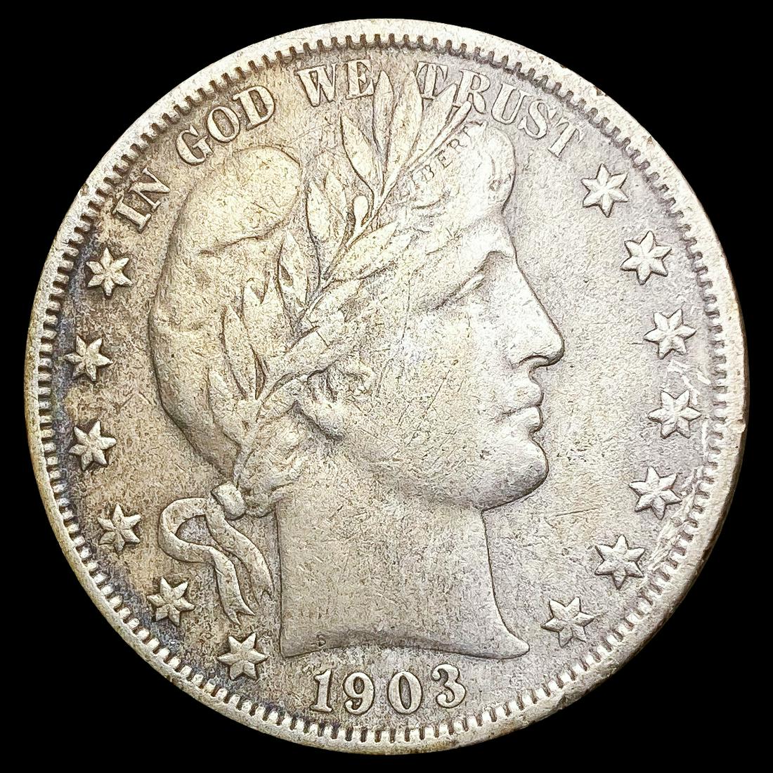 1903-S Barber Half Dollar LIGHTLY CIRCULATED (1 of 2)