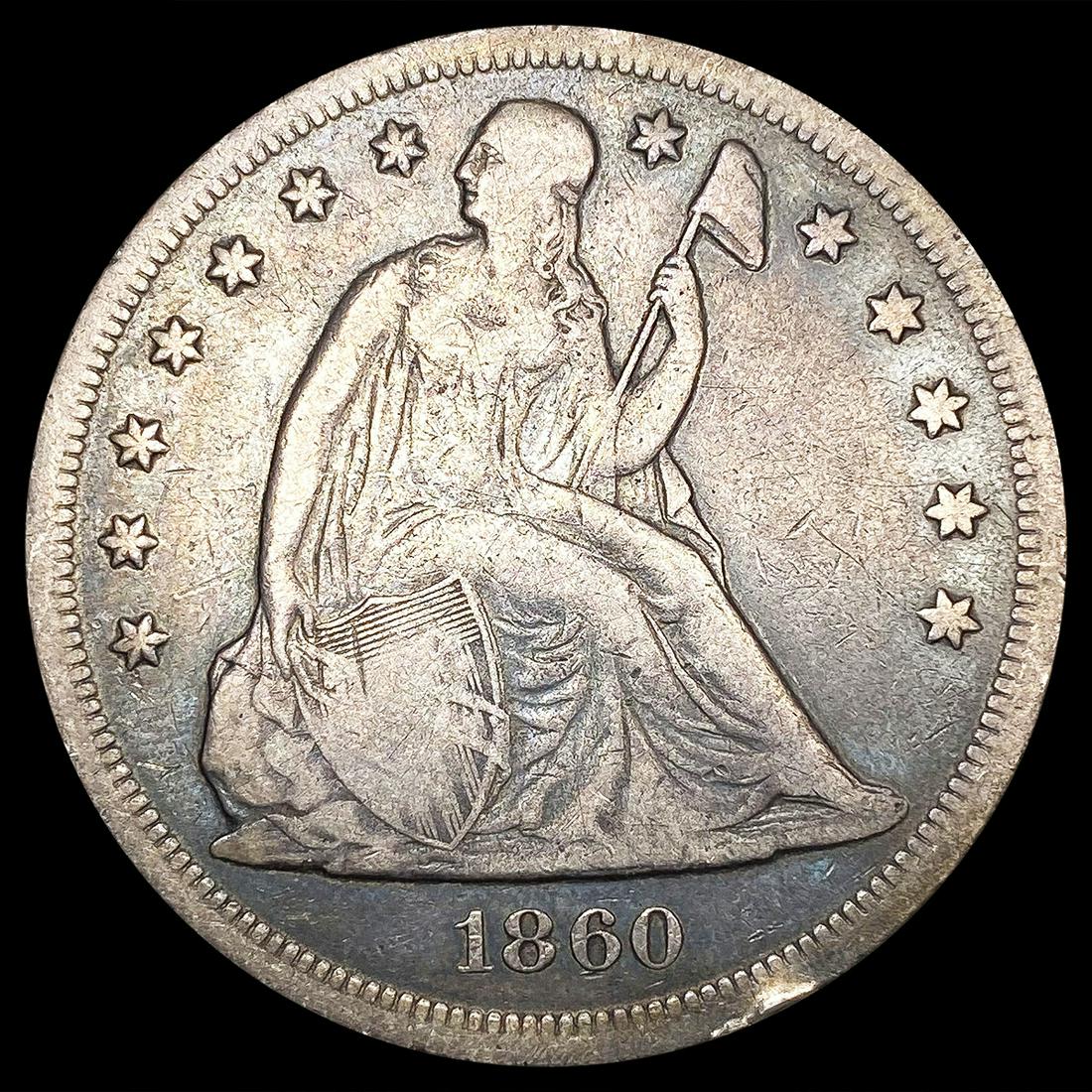 1860-O Seated Liberty Dollar LIGHTLY CIRCULATED (1 of 2)