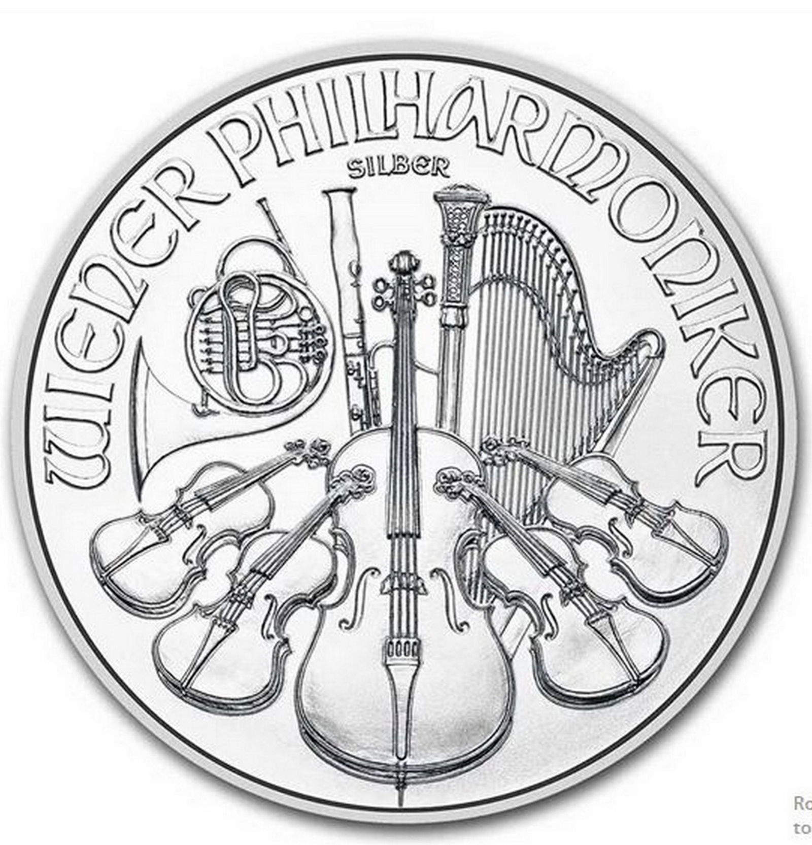2023 100 Silver Philharmonics 1oz Rounds (1 of 2)