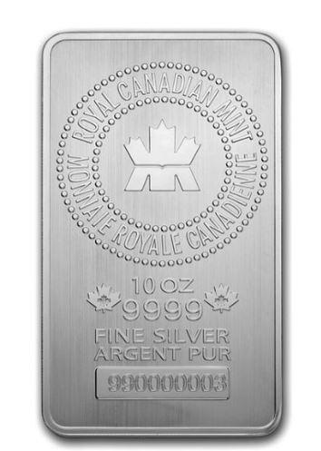 10 oz RCM Silver Bar: 10 oz RCM Silver Bar