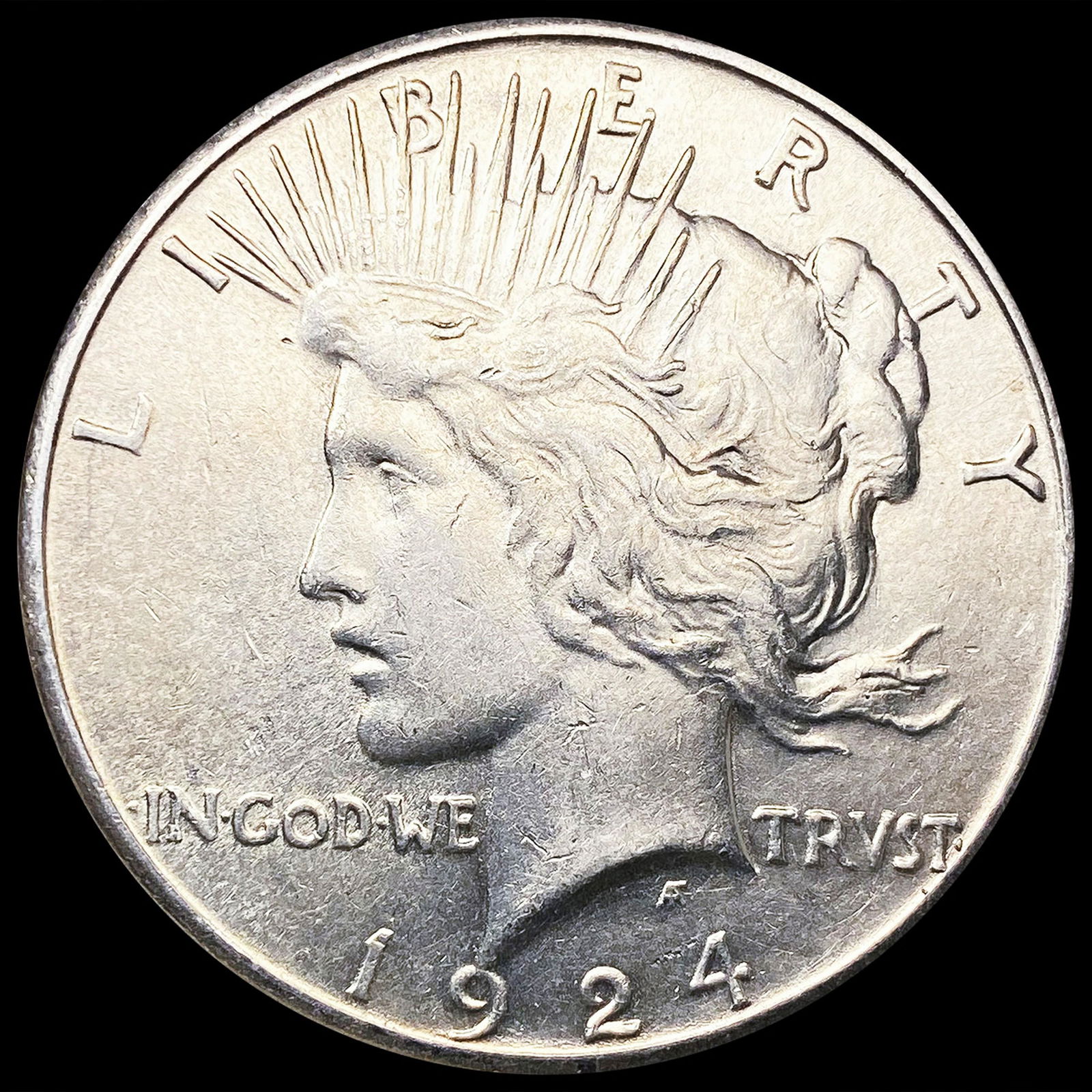 1924-S Silver Peace Dollar UNCIRCULATED (1 of 2)