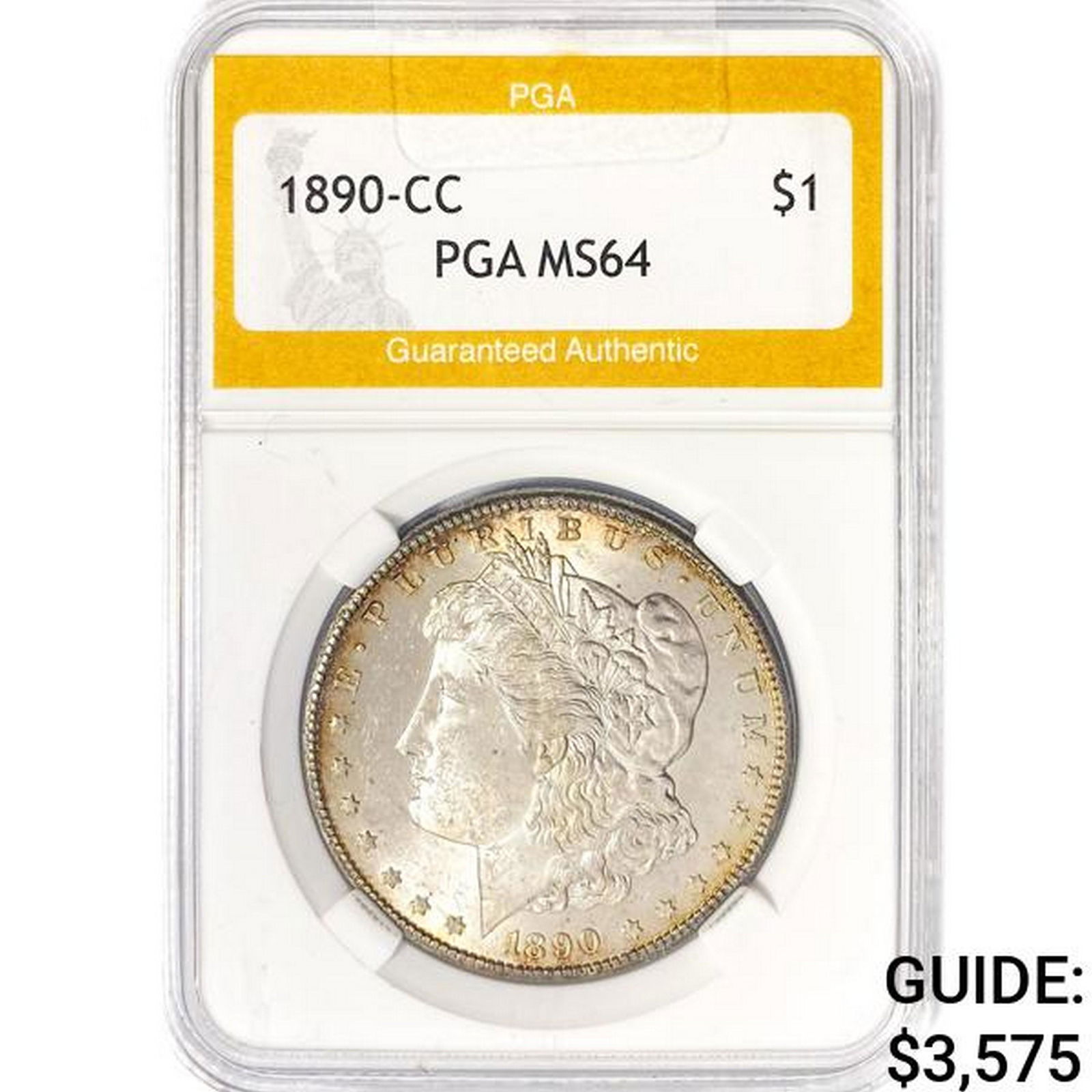 1890-CC Morgan Silver Dollar PGA MS64 (1 of 2)