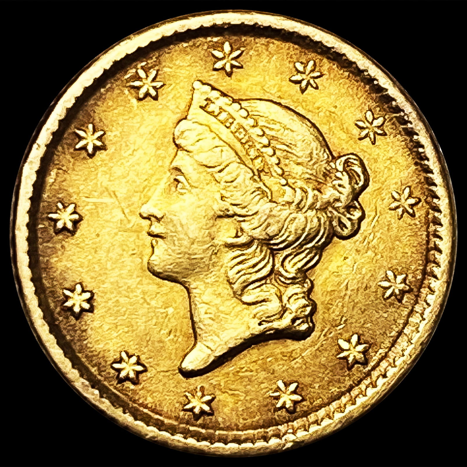 1853 Rare Gold Dollar CLOSELY UNCIRCULATED (1 of 2)