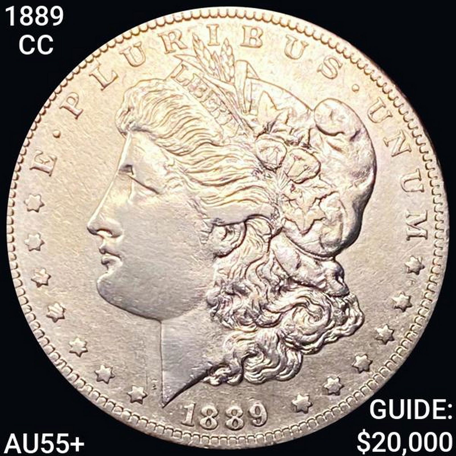 1889-CC Morgan Silver Dollar: 1889-CC Morgan Silver Dollar