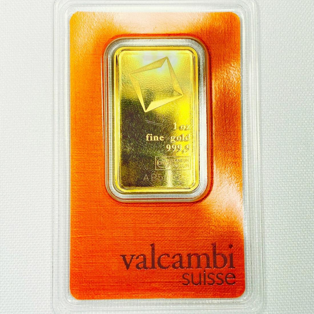 1 oz Gold Bar .999 Fine Gold (1 of 2)