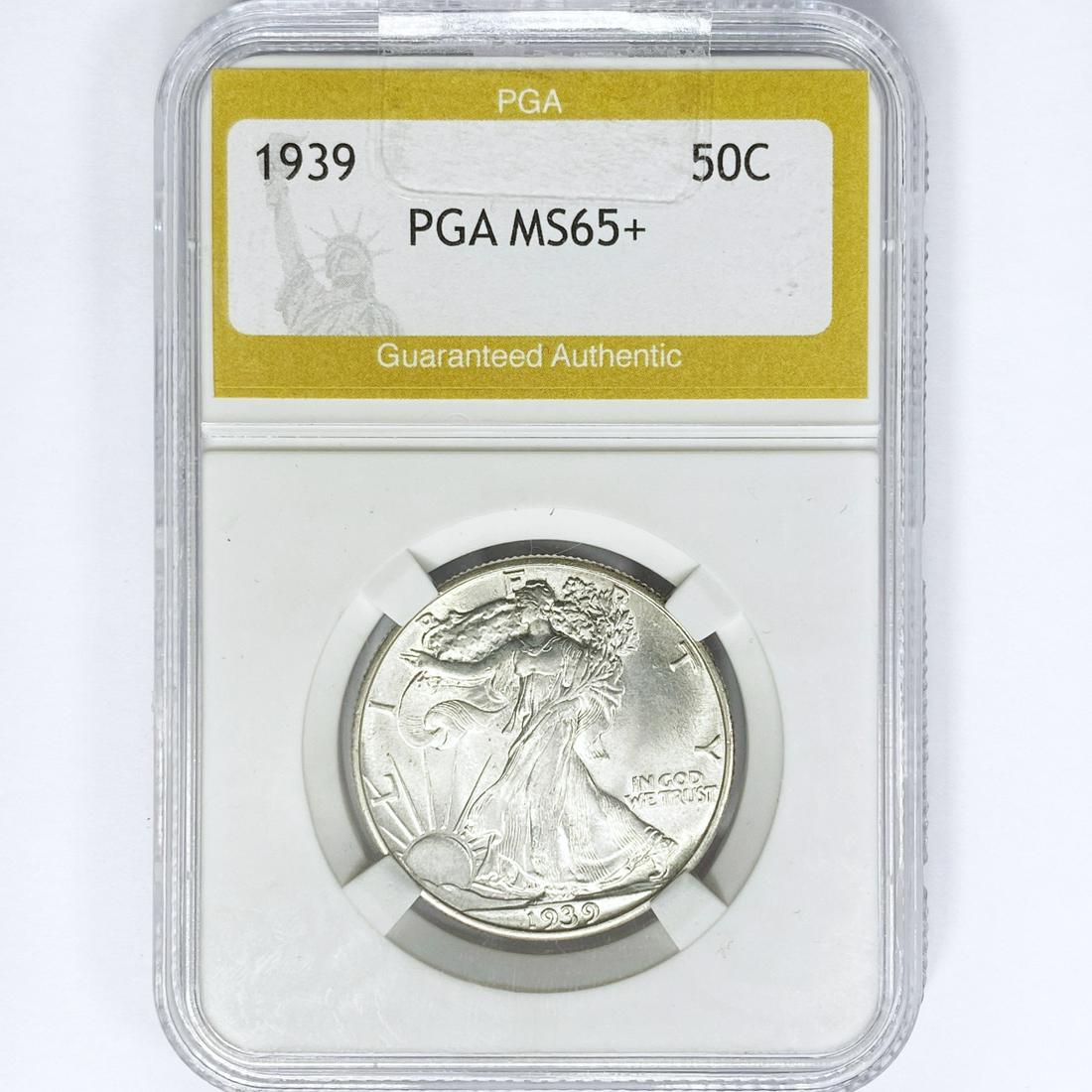 1939 Walking Liberty Half Dollar PGA MS65+ (1 of 2)