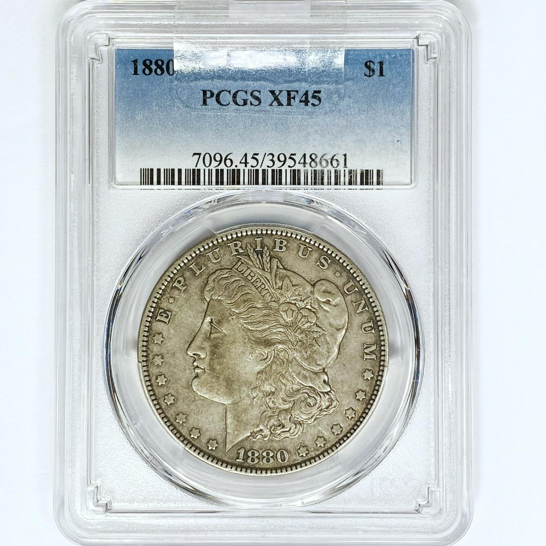 1880 Morgan Silver Dollar PCGS XF45 (1 of 2)
