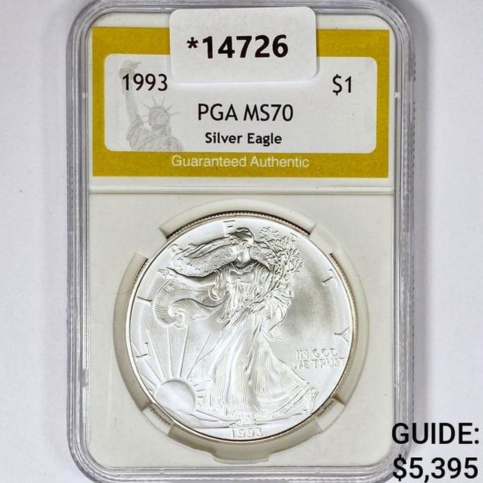 1993 American Silver Eagle PGA MS70 (1 of 2)
