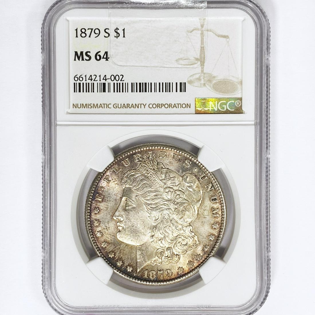 1879-S Morgan Silver Dollar NGC MS64 (1 of 2)