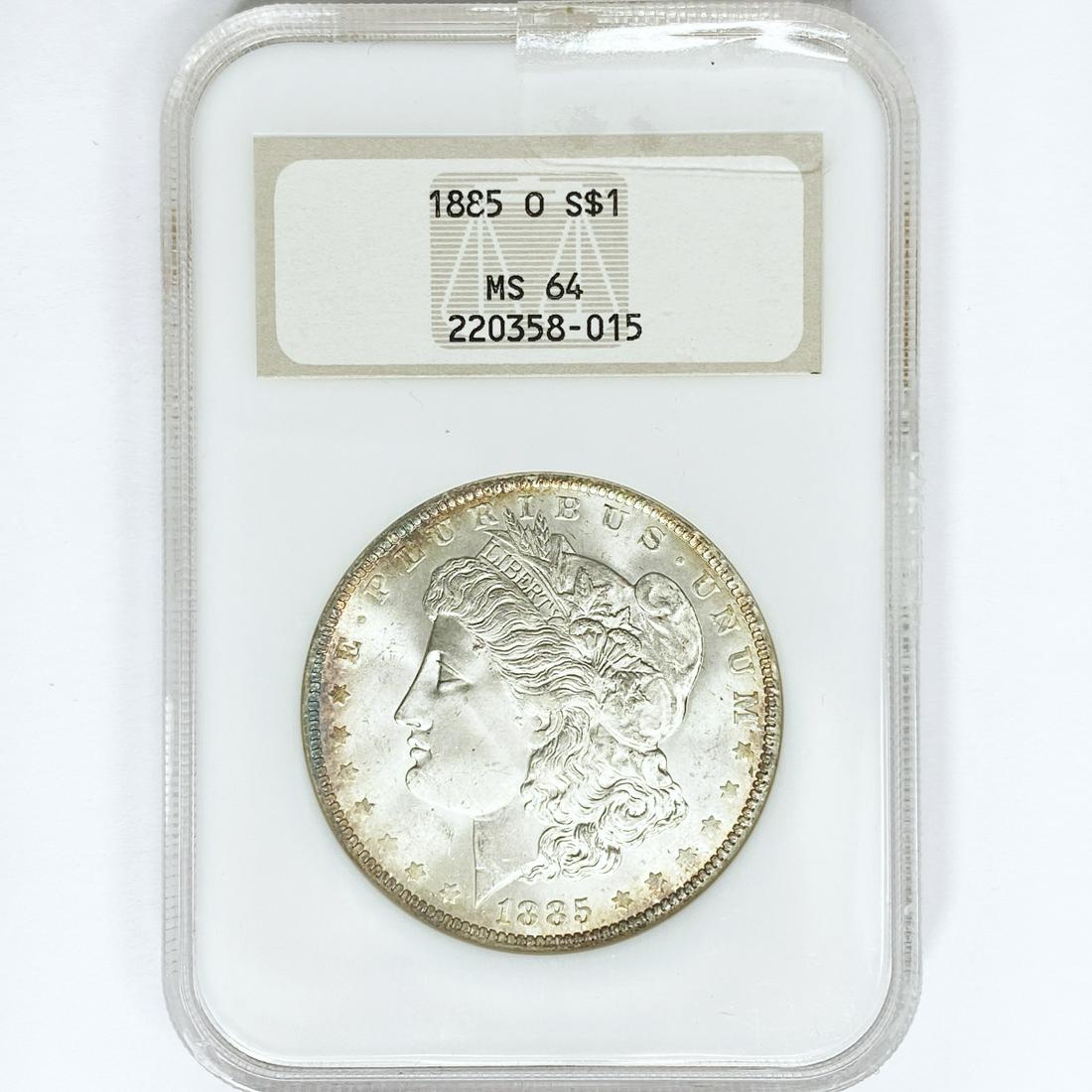 1885-O Morgan Silver Dollar NGC MS64 (1 of 2)