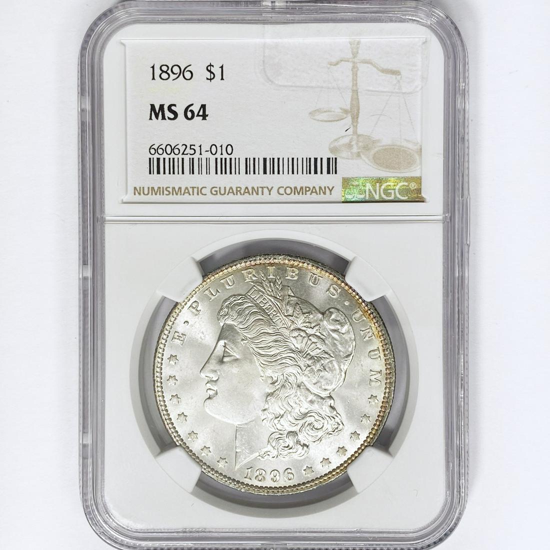 1896 Morgan Silver Dollar NGC MS64 (1 of 2)