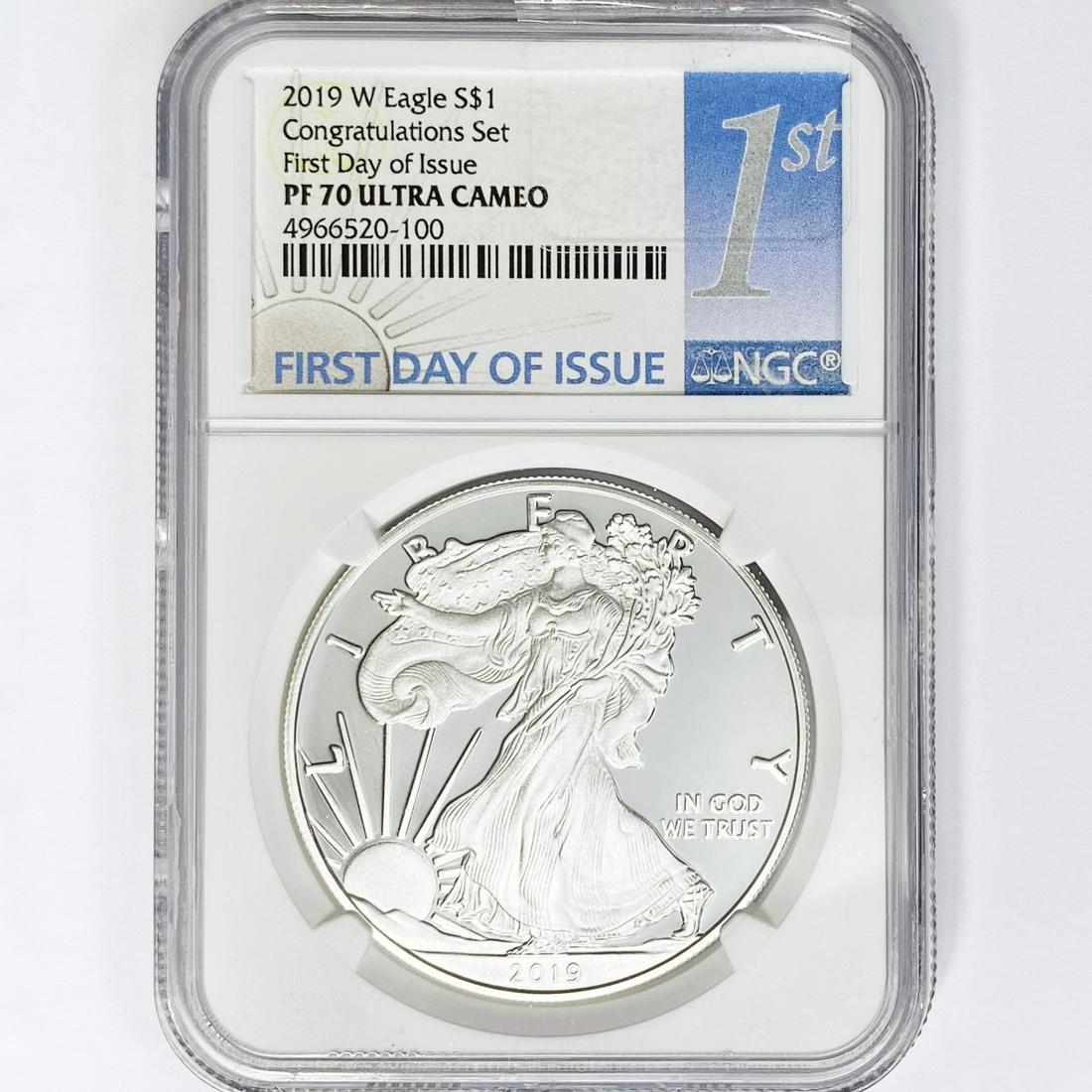 2019-W American Silver Eagle NGC PF70 UC (1 of 2)