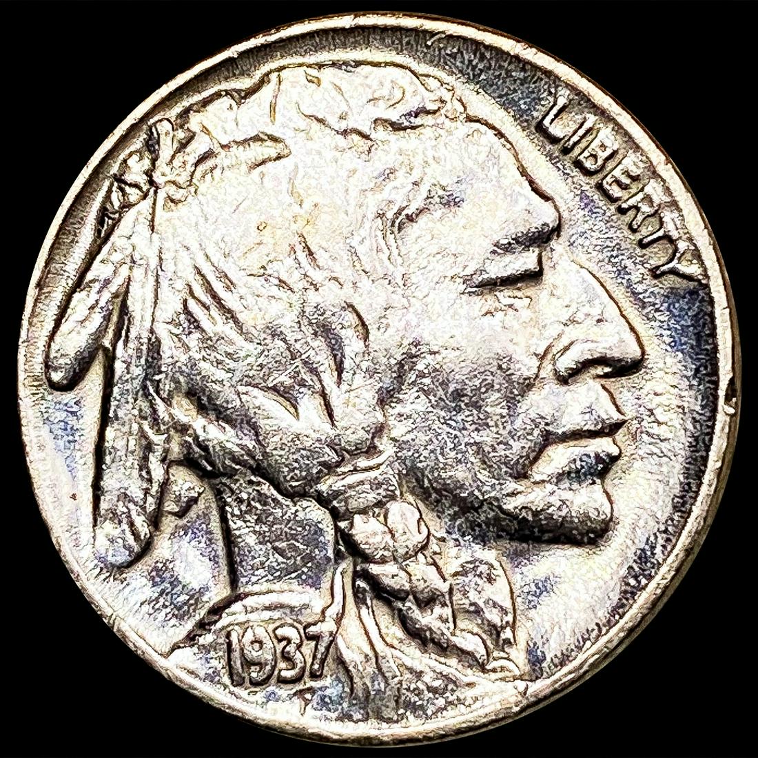 1937-D 3-Leg Buffalo Nickel ABOUT UNCIRCULATED (1 of 2)