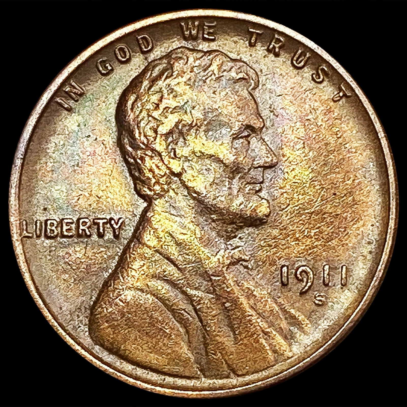 1911-S Wheat Cent CLOSELY UNCIRCULATED (1 of 2)